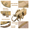 Tactical Dog Harness with Pouches