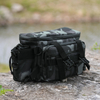 Fishing Tackle Bag Sling Fishing Storage Pack with Rod Holder 