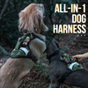 No Pull Reflective Tactical Dog Harness