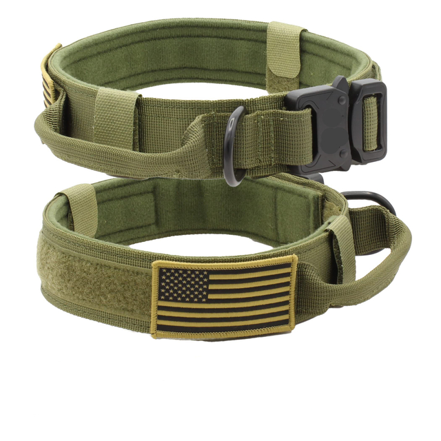 Training Dog Collar with Handle And Metal Buckle