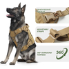 No Pull Adjustable Reflective Military Dog Vest 