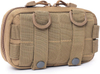 Tactical Molle Admin Pouch Compact 1000D EDC Tool Bag with Shoulder Strap#5856
