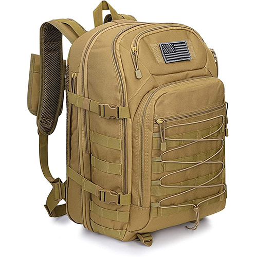 Expandable Tactical Backpack 45L-50L Army Molle Assault Rucksack#5151