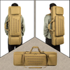 Tactical Double Long Rifle Case Pistol Gun Bag for Hunting Shooting#B563