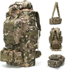 100L Camping Hiking Backpack Molle Rucksack Military Camping Backpacking Daypack #B0015