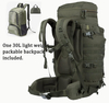  Internal Frame Backpack Military Rucksack for Backpacking Hiking Camping 70L #15165