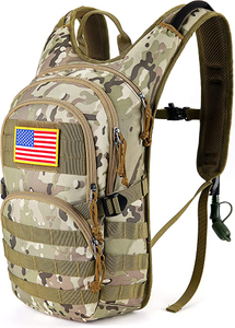 Tactical Molle Hydration Pack Backpack with 2L BPA-Free Leak-Proof Water Bladder #5864