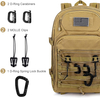 Expandable Tactical Backpack 45L-50L Army Molle Assault Rucksack#5151