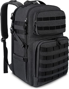 Laptop Backpack 17 inch, Large Travel Backpacks for Gym Work Camping Hiking, Black #B5125