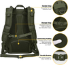 Tactical Backpack Molle Hiking Backpack for Cycling And Biking 20L/25L #B2103