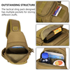 Tactical Sling Military MOLLE Crossbody Pack Chest Shoulder Backpack with Water Bottle Holder #B026