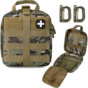 Military IFAK Medical Bag Outdoor Emergency Survival Kit Quick Release Design #B4581