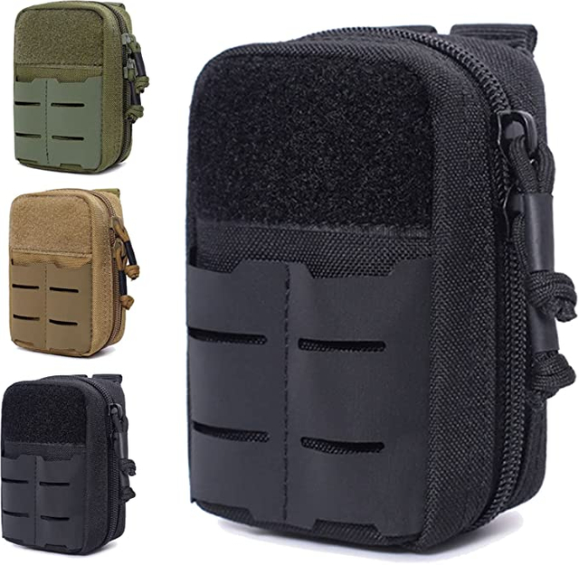 Small Molle Pouches Tactical Multi-Purpose EDC Utility Duty Belt Pouch #B5623
