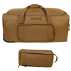 75L Large Capacity Deployment Wheeled Duffel Bag Military Suitcase Heavy-Duty Tactical Bag with Detachable Pouch #B031