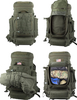  Internal Frame Backpack Military Rucksack for Backpacking Hiking Camping 70L #15165