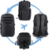 Laptop Backpack 17 inch, Large Travel Backpacks for Gym Work Camping Hiking, Black #B5125
