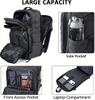 Laptop Backpack 17 inch, Large Travel Backpacks for Gym Work Camping Hiking, Black #B5125