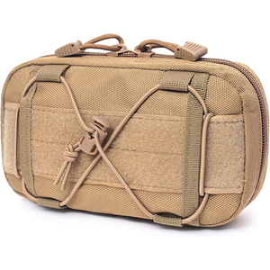 Tactical Molle Admin Pouch Compact 1000D EDC Tool Bag with Shoulder Strap#5856